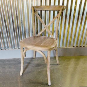 Chiavari X Back Wood Chair